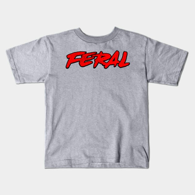 Feral Nature Kids T-Shirt by Vault Emporium